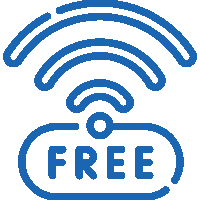 Symbol für WLAN oder ein Smartphone zeigt WLAN-Verbindung an